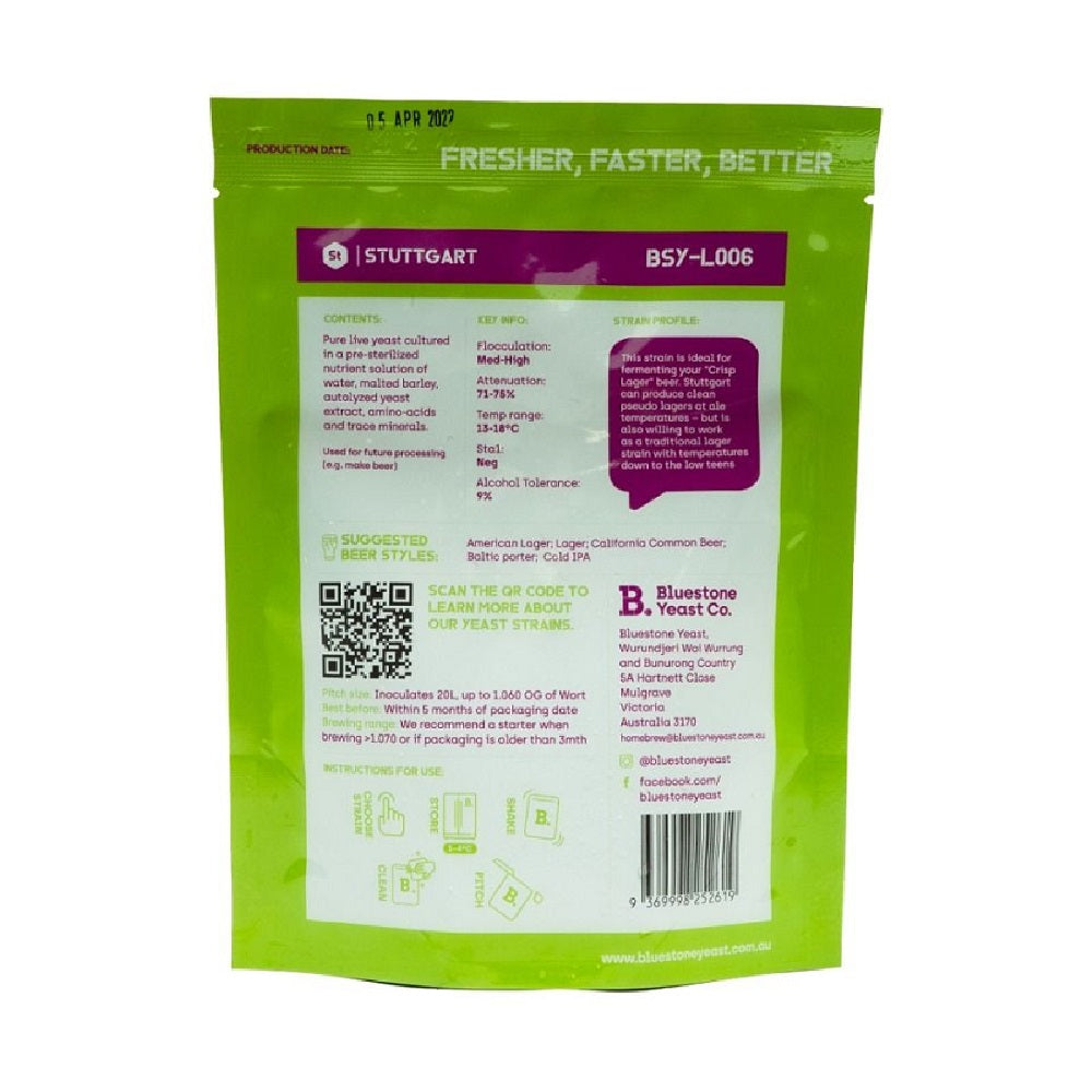 STUTTGART BLUESTONE LIQUID YEAST