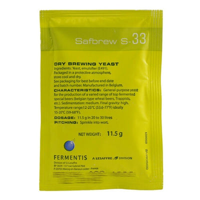 YEAST S-33 SAFBREW