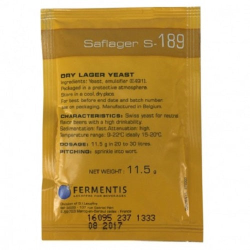 YEAST S-189 SAFLAGER