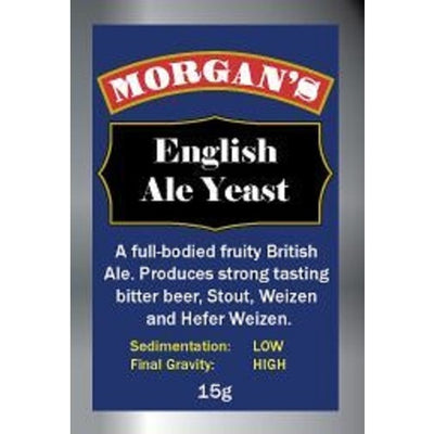 YEAST ENGLISH ALE 15gm MORGANS