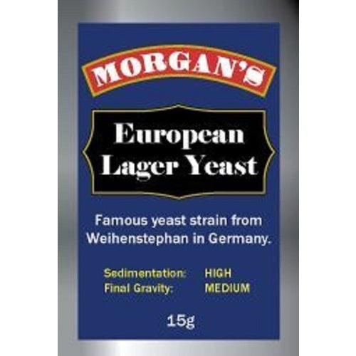 YEAST EUROPEAN LAGER 15gm MORGANS