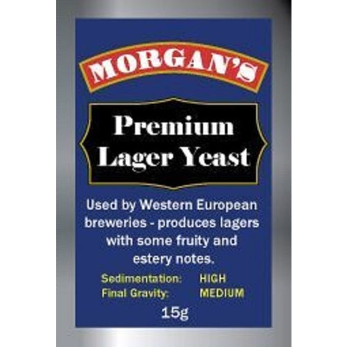 YEAST PREMIUM LAGER 15g MORGANS