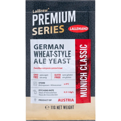 LALLEMAND MUNICH GERMAN WHEAT ALE YEAST 11gm