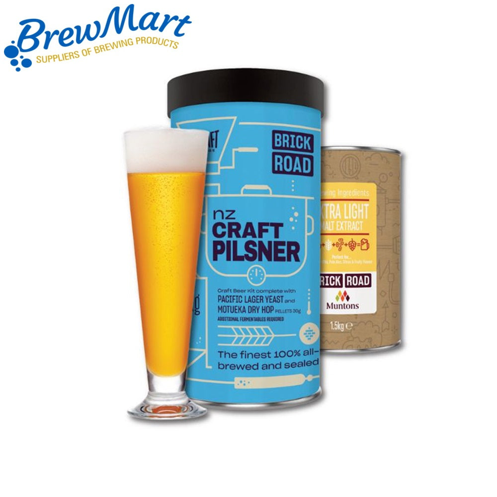 BRICK ROAD NZ CRAFT PILSNER