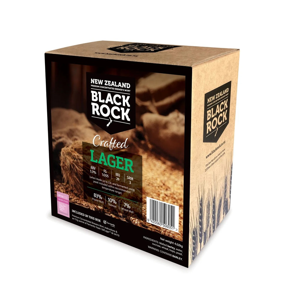 BLACK ROCK CRAFTED LAGER Bag in Box 4.02 kg