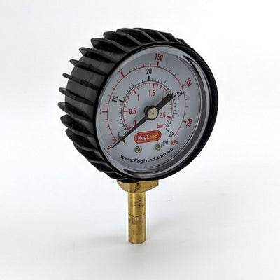 PUSH IN PRESSURE GAUGE 0-40psi