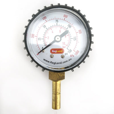 PUSH IN PRESSURE GAUGE 0-150psi