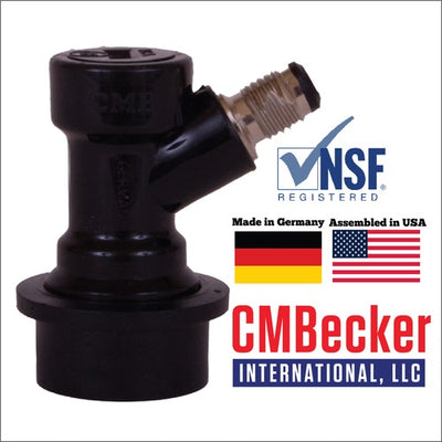 DISCONNECT BEER THREADED BLACK