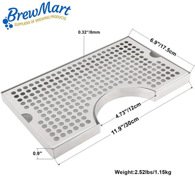 DRIP TRAY-S/S CUT OUT