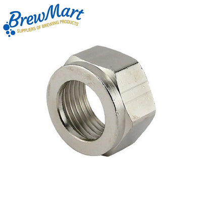 HEX NUT - CHROME PLATED
