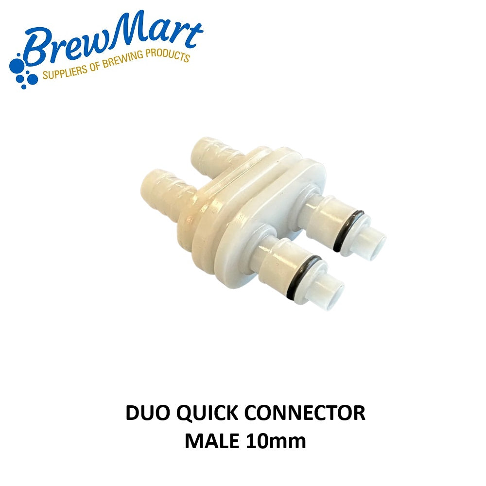 DUO QUICK CONNECTOR - MALE 10mm