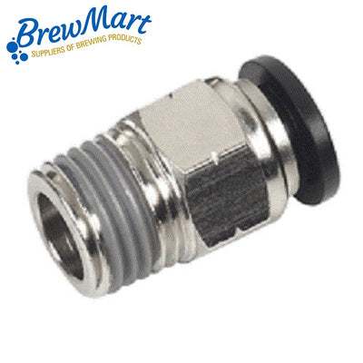 PUSH in FITTING 8mm x 1/4"