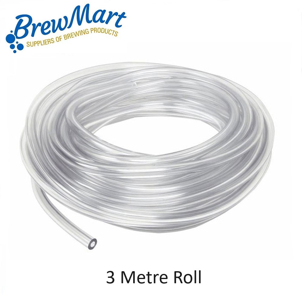 KEG BEVERAGE HOSE 5mm x 8mm x 3 meters