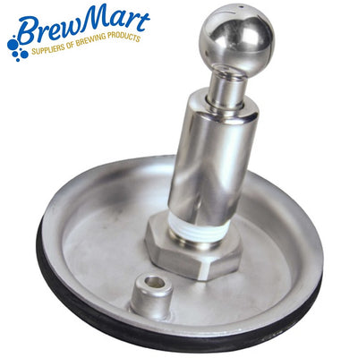 KEG LID WITH CIP SPRAY BALL