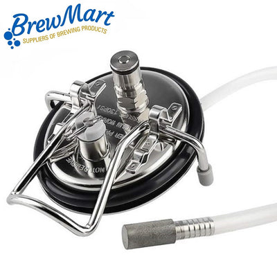 KEG LID WITH AIR STONE