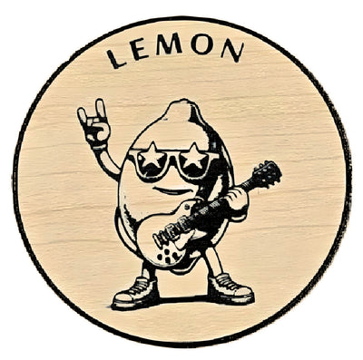 TAP HANDLE WOOD GRAIN INSERT - LEMON