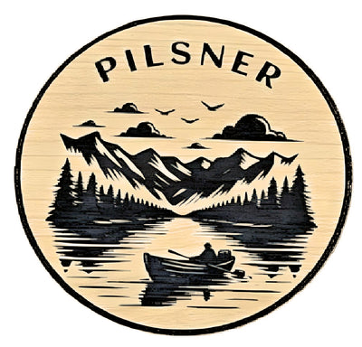 TAP HANDLE WOOD GRAIN INSERT - PILSNER