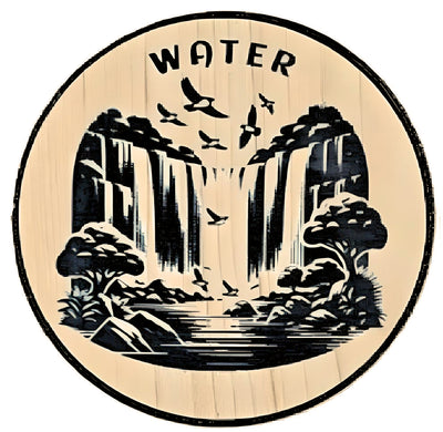 TAP HANDLE WOOD GRAIN INSERT - WATER