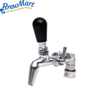 PARTY TAP - FLOW CONTROL with STAINLESS DISCONNECT