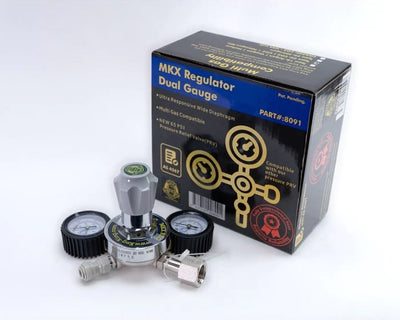 CO2 REGULATOR MK X DUAL GAUGE