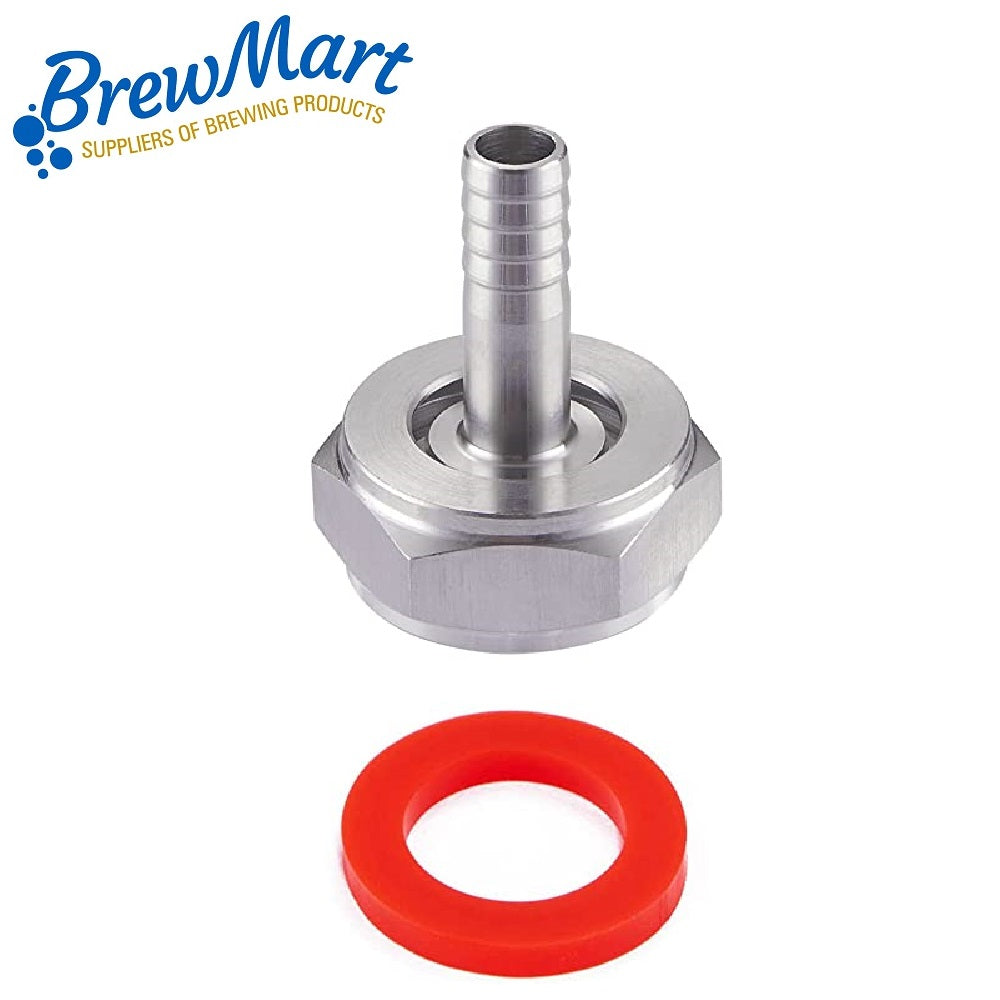 HEX NUT & TAILPIECE - 6mm