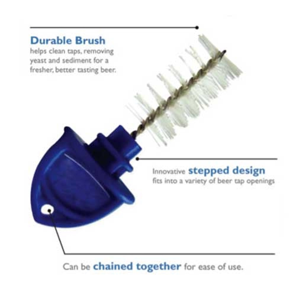 TAP HYGIENE PLUG & BRUSH x 2