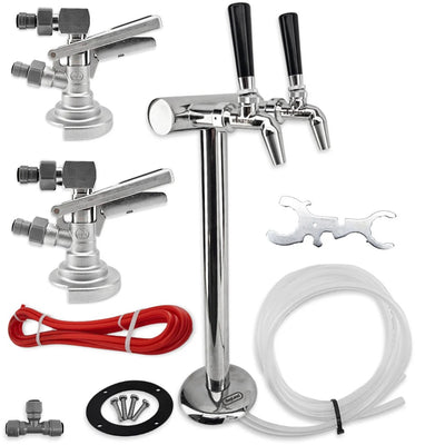 SUPER SLIM T-BAR COMPLETE FONT KIT- A TYPE COUPLER - 2 TAP