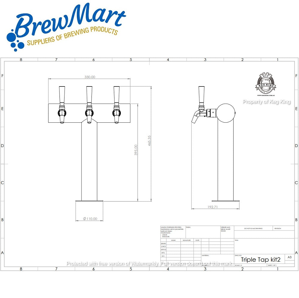 TOWER - ULTRA T FONT - 3 TAP