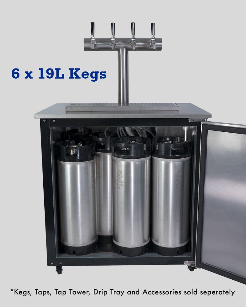 KEGERATOR SOLSTICE 6 KEG 240/12V FRIDGE