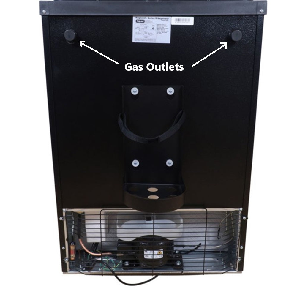 KEGERATOR X - 1 TAP GRANDE WITH FLOW CONTROL NUKATAP