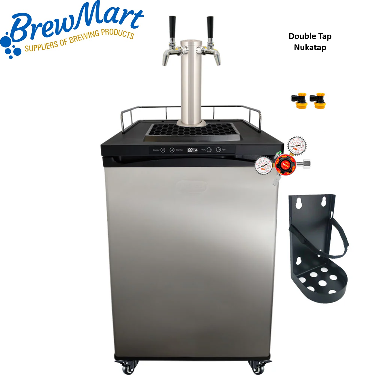 KEGERATOR X - 2 TAP TOWER WITH NUKATAPS
