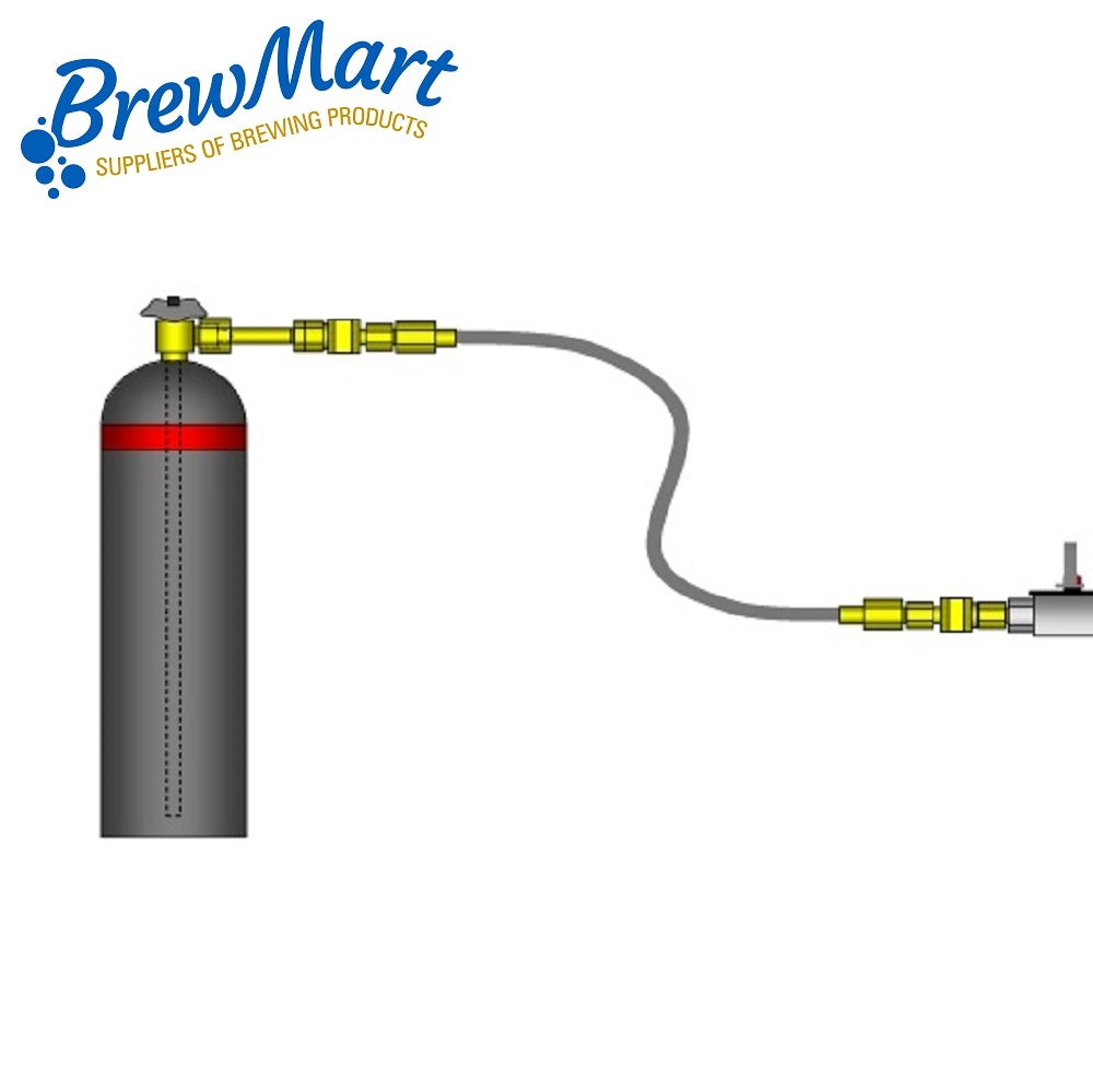 GAS BOTTLE TRANSFER HOSE