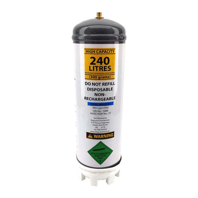 NITROGEN M10 GAS BOTTLE NEW 2.2 litre