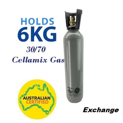 GAS BOTTLE 30/70 CELLAMIX EXCHANGE