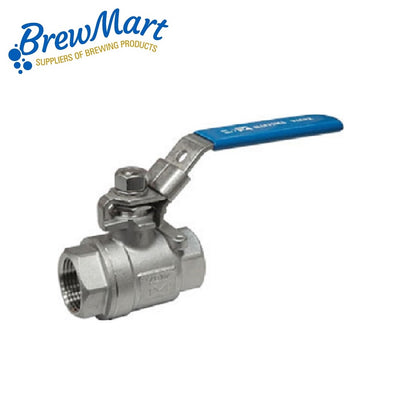 BALL VALVE 1/2 BSP S/S