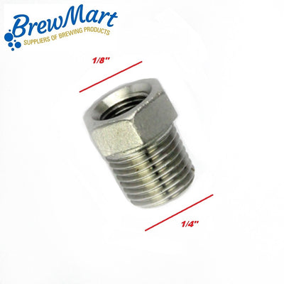 BUSH REDUCING 1/4M x 1/8F BSP