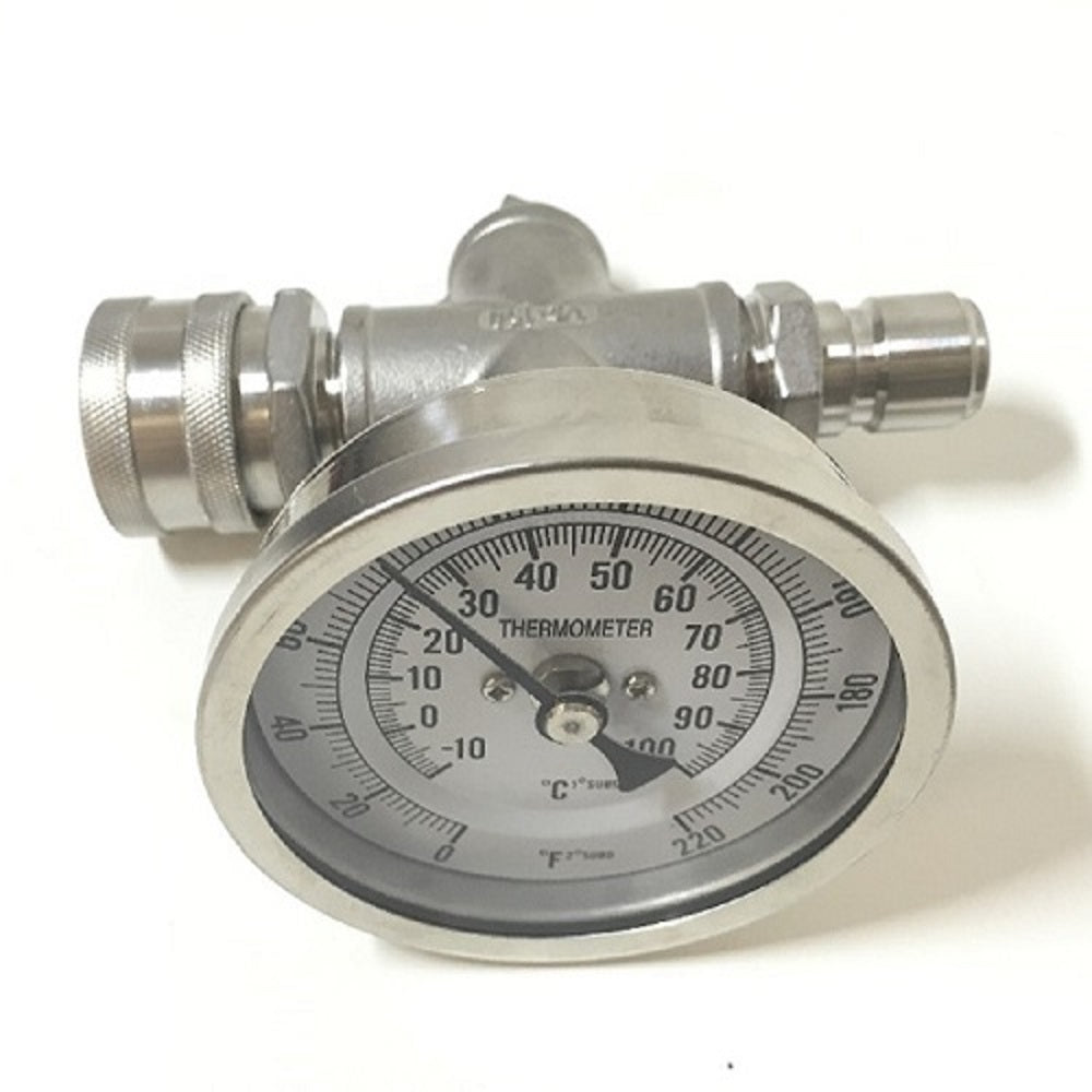 BI-METAL THERMOMETER - INLINE