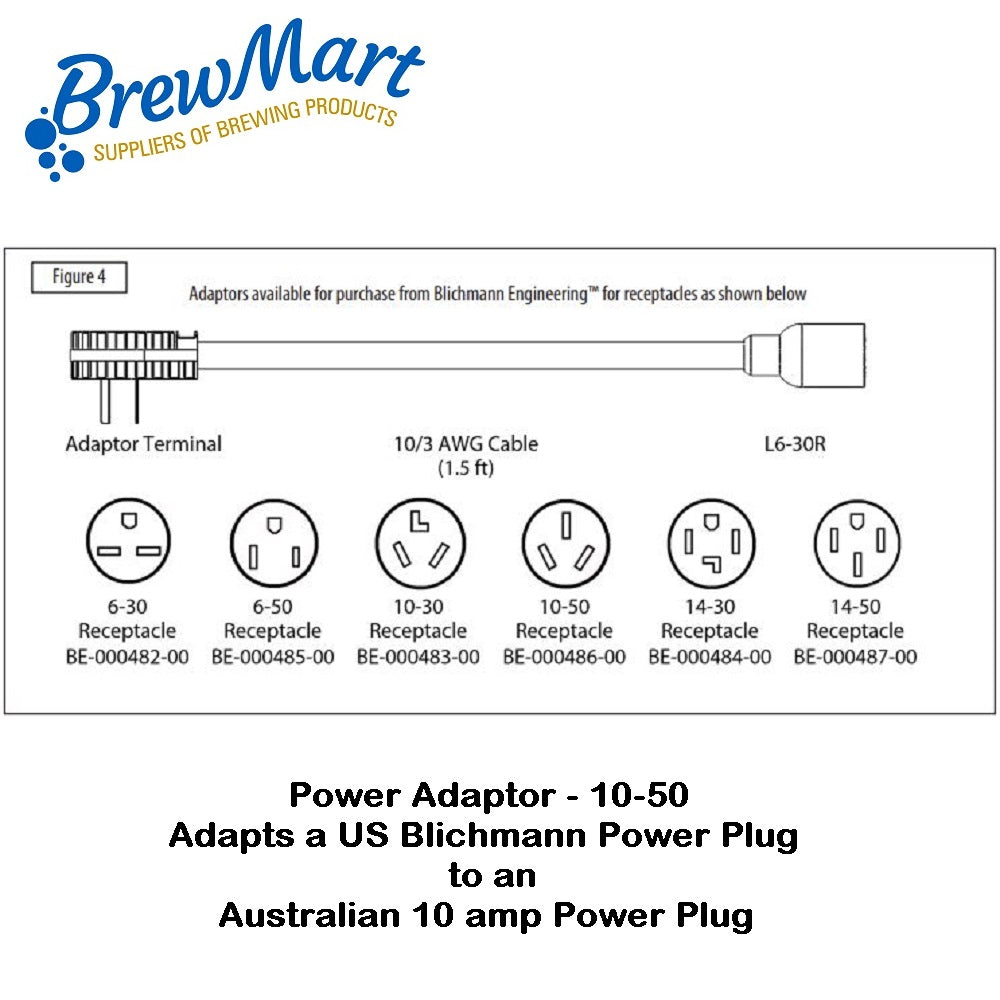 POWER ADAPTER - 10-50P