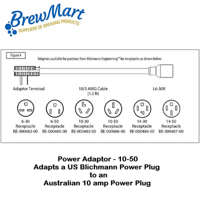 POWER ADAPTER - 10-50P