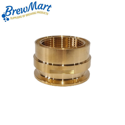 TRI CLAMP ADAPTOR - 1 1/2" FEMALE THREAD