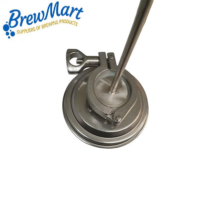 TRI CLAMP THERMOMETER 4 inch DIAL