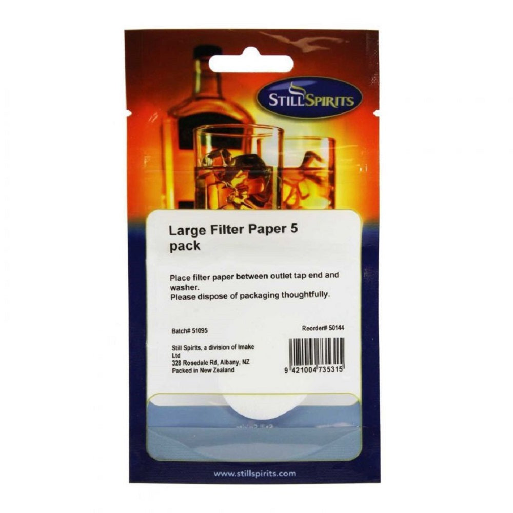 CARBON FILTER LARGE PAPER x 5
