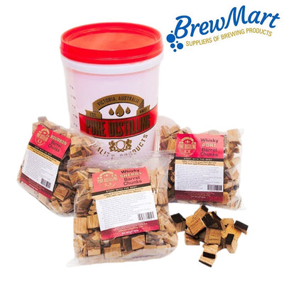 PURE DISTILLING CHUNKS - BOURBON BARREL 500gm