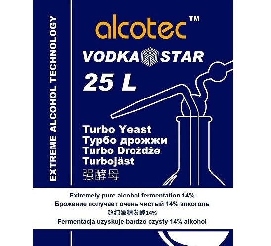 YEAST VODKA STAR ALCOTEC