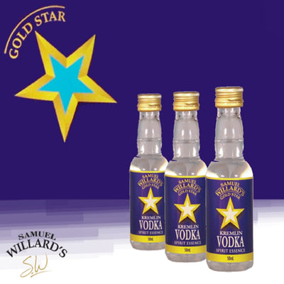 SAMUEL WILLARDS GOLD STAR KREMLIN VODKA