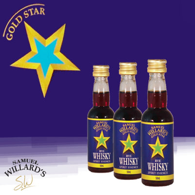 SAMUEL WILLARDS GOLD STAR RYE WHISKY