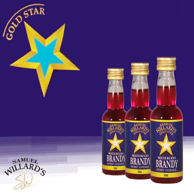 SAMUEL WILLARDS GOLD STAR WATERLOO BRANDY