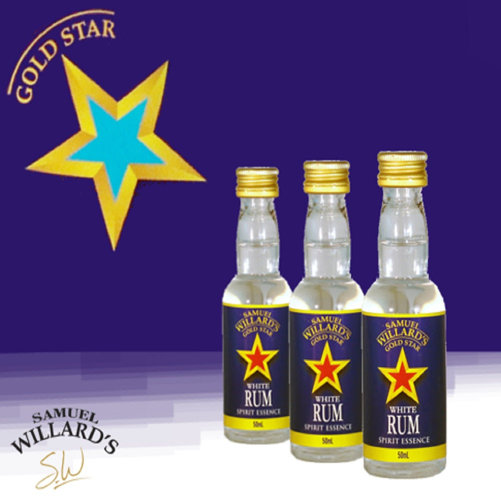 SAMUEL WILLARDS GOLD STAR WHITE RUM