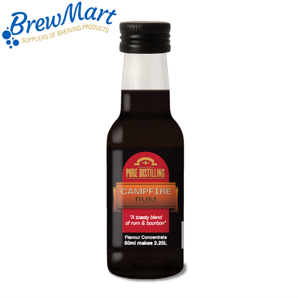PURE DISTILLING CAMPFIRE RUM ( Bundaberg Campfire Rum )