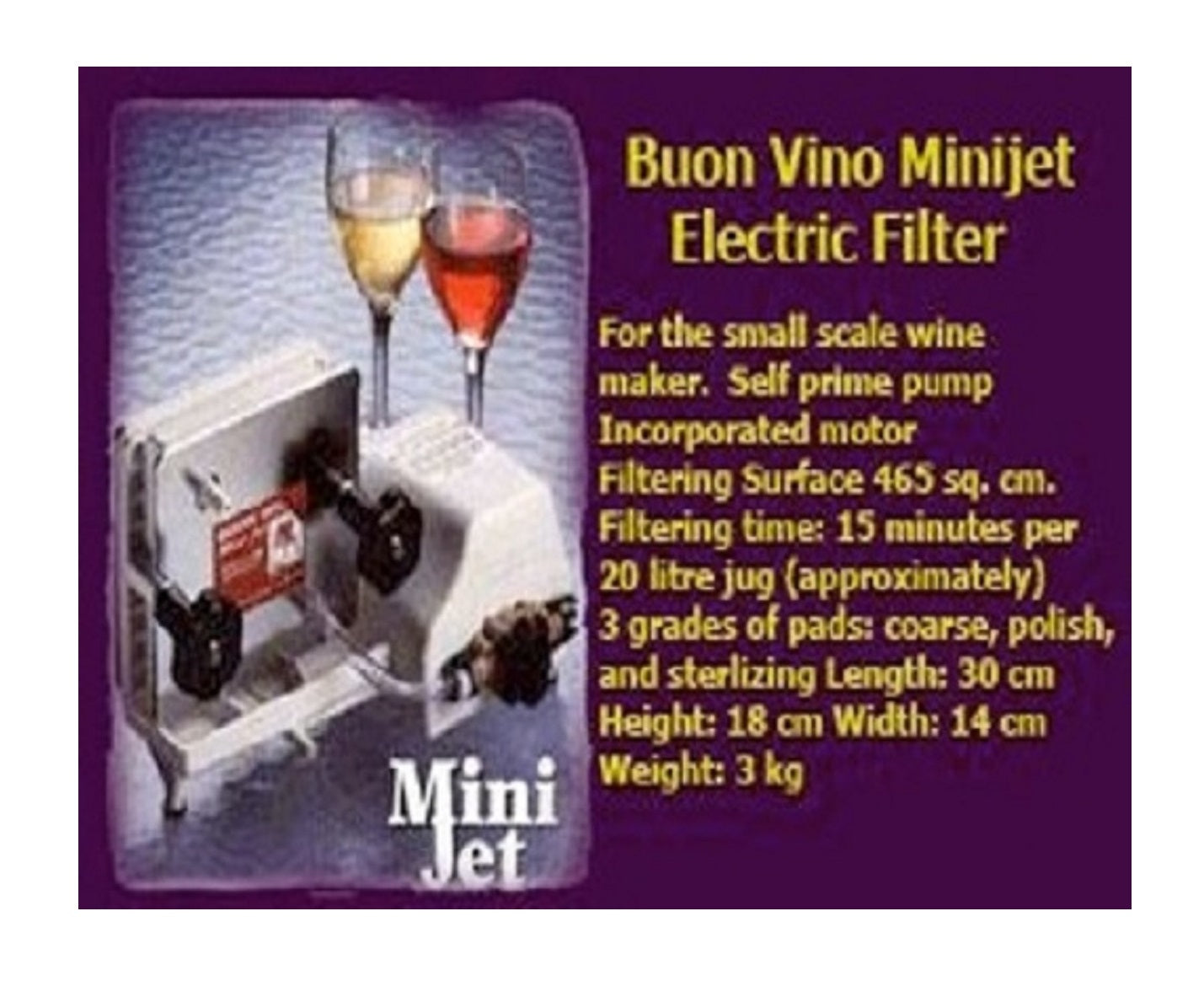 FILTER - MINIJET BON VINO